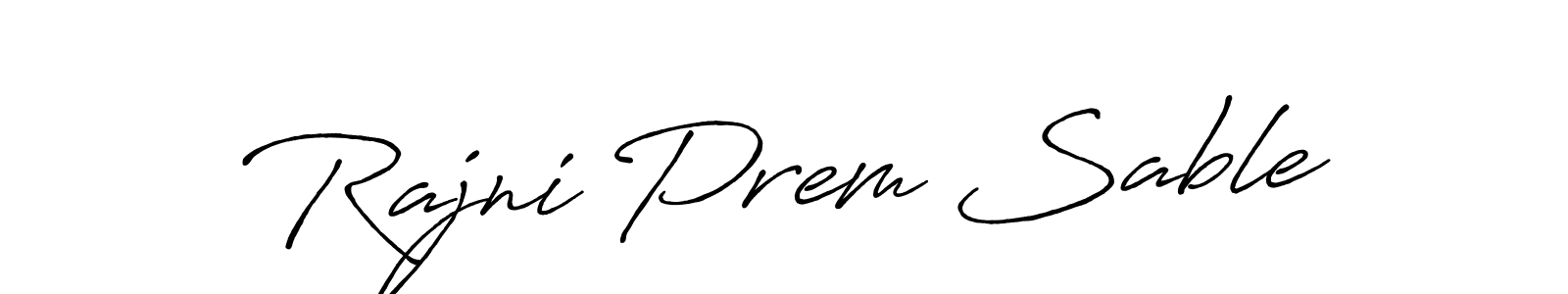 Also You can easily find your signature by using the search form. We will create Rajni Prem Sable name handwritten signature images for you free of cost using Antro_Vectra_Bolder sign style. Rajni Prem Sable signature style 7 images and pictures png