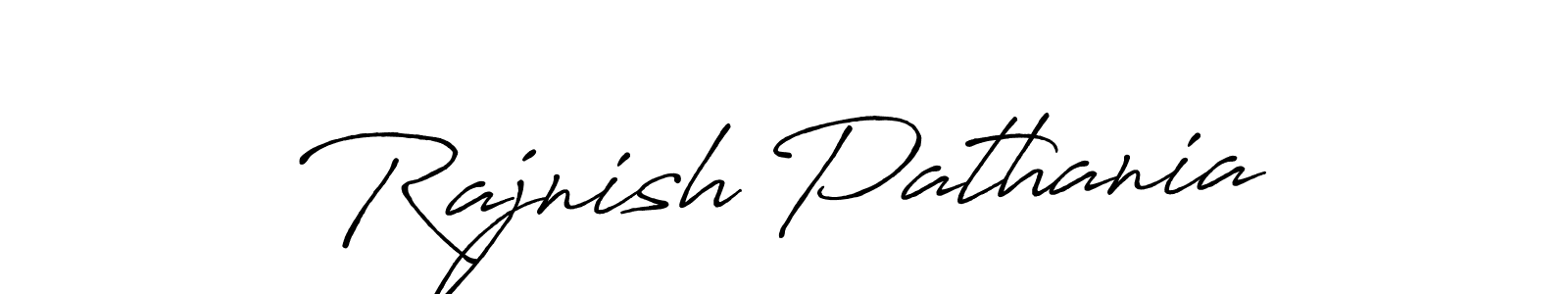 The best way (Antro_Vectra_Bolder) to make a short signature is to pick only two or three words in your name. The name Rajnish Pathania include a total of six letters. For converting this name. Rajnish Pathania signature style 7 images and pictures png