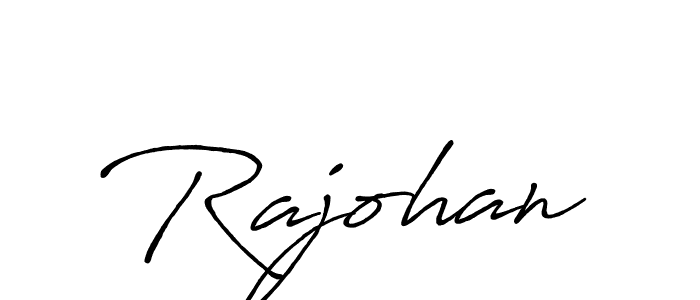 How to make Rajohan signature? Antro_Vectra_Bolder is a professional autograph style. Create handwritten signature for Rajohan name. Rajohan signature style 7 images and pictures png