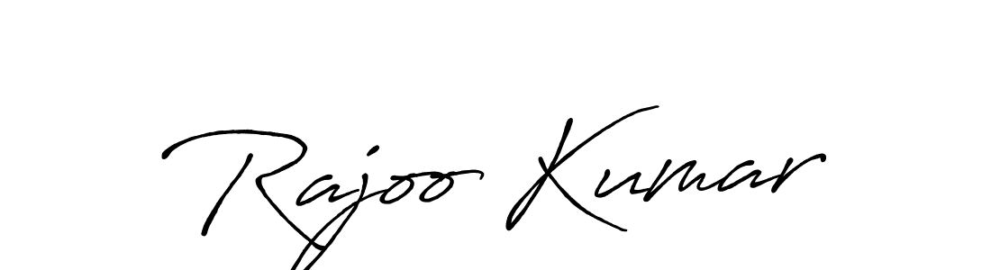 You should practise on your own different ways (Antro_Vectra_Bolder) to write your name (Rajoo Kumar) in signature. don't let someone else do it for you. Rajoo Kumar signature style 7 images and pictures png