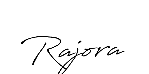 Use a signature maker to create a handwritten signature online. With this signature software, you can design (Antro_Vectra_Bolder) your own signature for name Rajora. Rajora signature style 7 images and pictures png