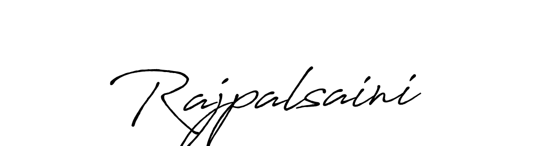 Also we have Rajpalsaini name is the best signature style. Create professional handwritten signature collection using Antro_Vectra_Bolder autograph style. Rajpalsaini signature style 7 images and pictures png
