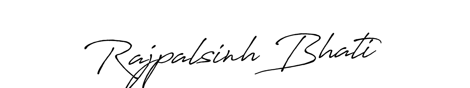 You should practise on your own different ways (Antro_Vectra_Bolder) to write your name (Rajpalsinh Bhati) in signature. don't let someone else do it for you. Rajpalsinh Bhati signature style 7 images and pictures png