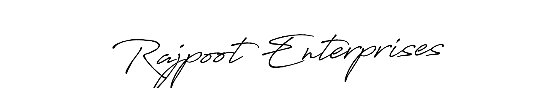 Also You can easily find your signature by using the search form. We will create Rajpoot Enterprises name handwritten signature images for you free of cost using Antro_Vectra_Bolder sign style. Rajpoot Enterprises signature style 7 images and pictures png