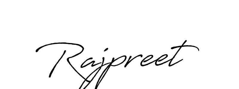 Use a signature maker to create a handwritten signature online. With this signature software, you can design (Antro_Vectra_Bolder) your own signature for name Rajpreet. Rajpreet signature style 7 images and pictures png