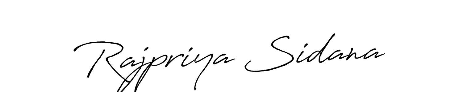 It looks lik you need a new signature style for name Rajpriya Sidana. Design unique handwritten (Antro_Vectra_Bolder) signature with our free signature maker in just a few clicks. Rajpriya Sidana signature style 7 images and pictures png