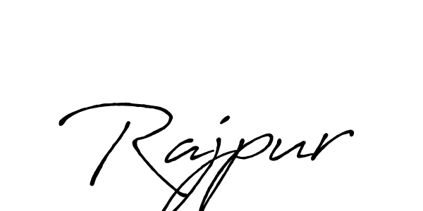 How to make Rajpur signature? Antro_Vectra_Bolder is a professional autograph style. Create handwritten signature for Rajpur name. Rajpur signature style 7 images and pictures png