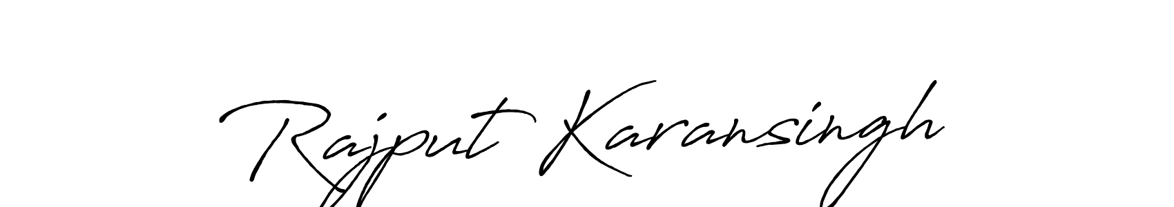 How to make Rajput Karansingh signature? Antro_Vectra_Bolder is a professional autograph style. Create handwritten signature for Rajput Karansingh name. Rajput Karansingh signature style 7 images and pictures png