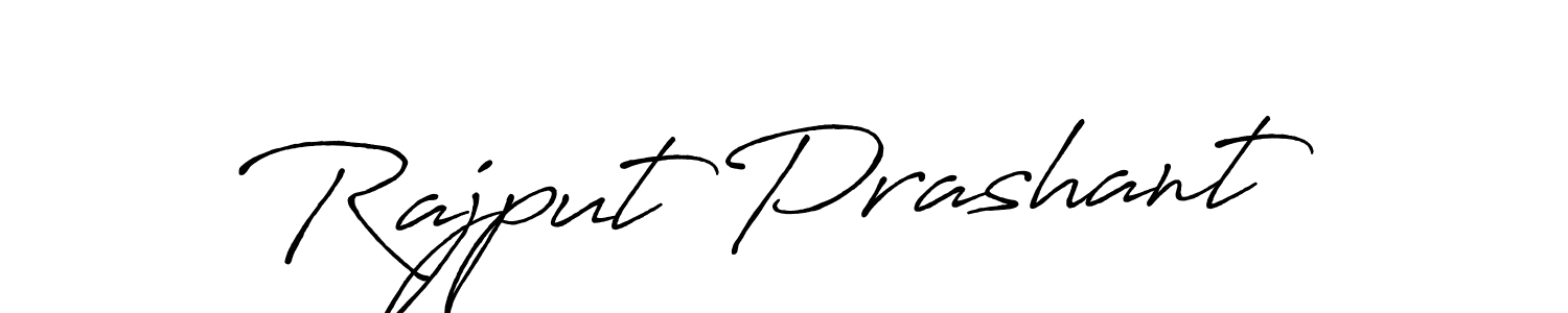 The best way (Antro_Vectra_Bolder) to make a short signature is to pick only two or three words in your name. The name Rajput Prashant include a total of six letters. For converting this name. Rajput Prashant signature style 7 images and pictures png