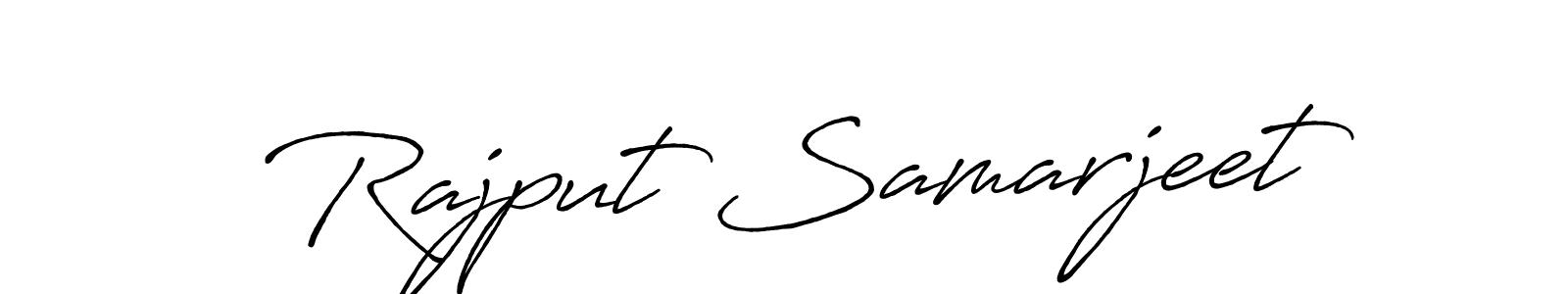 Rajput Samarjeet stylish signature style. Best Handwritten Sign (Antro_Vectra_Bolder) for my name. Handwritten Signature Collection Ideas for my name Rajput Samarjeet. Rajput Samarjeet signature style 7 images and pictures png