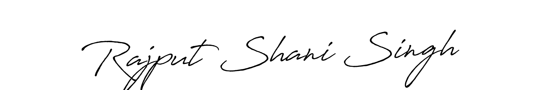 The best way (Antro_Vectra_Bolder) to make a short signature is to pick only two or three words in your name. The name Rajput Shani Singh include a total of six letters. For converting this name. Rajput Shani Singh signature style 7 images and pictures png