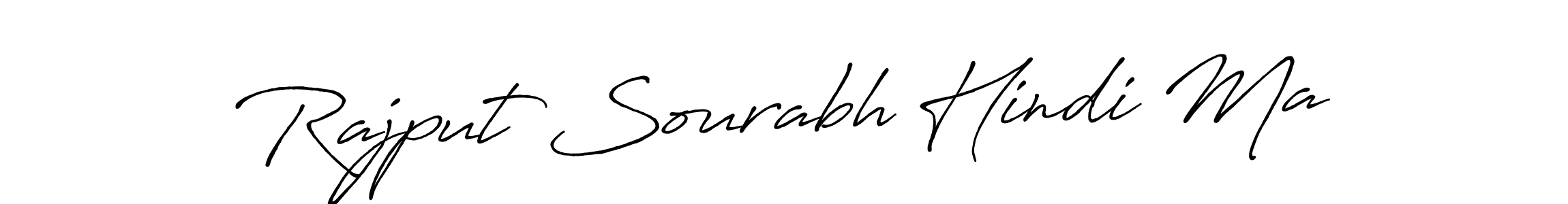 It looks lik you need a new signature style for name Rajput Sourabh Hindi Ma. Design unique handwritten (Antro_Vectra_Bolder) signature with our free signature maker in just a few clicks. Rajput Sourabh Hindi Ma signature style 7 images and pictures png