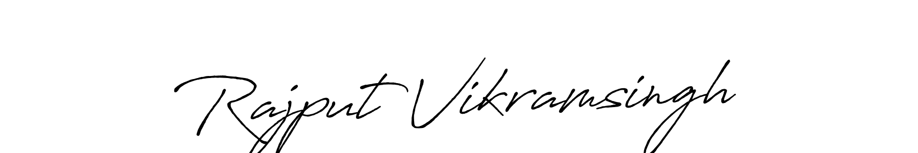 Rajput Vikramsingh stylish signature style. Best Handwritten Sign (Antro_Vectra_Bolder) for my name. Handwritten Signature Collection Ideas for my name Rajput Vikramsingh. Rajput Vikramsingh signature style 7 images and pictures png