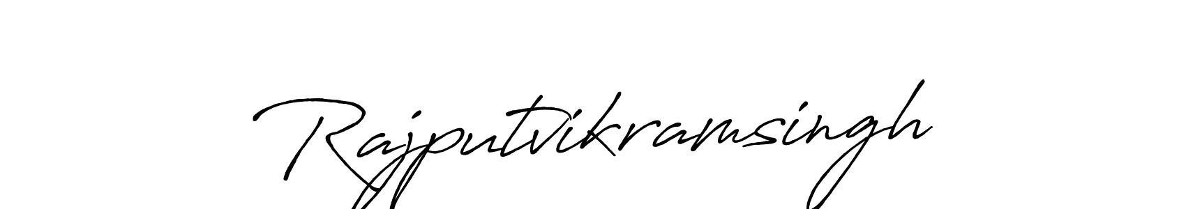Make a beautiful signature design for name Rajputvikramsingh. With this signature (Antro_Vectra_Bolder) style, you can create a handwritten signature for free. Rajputvikramsingh signature style 7 images and pictures png