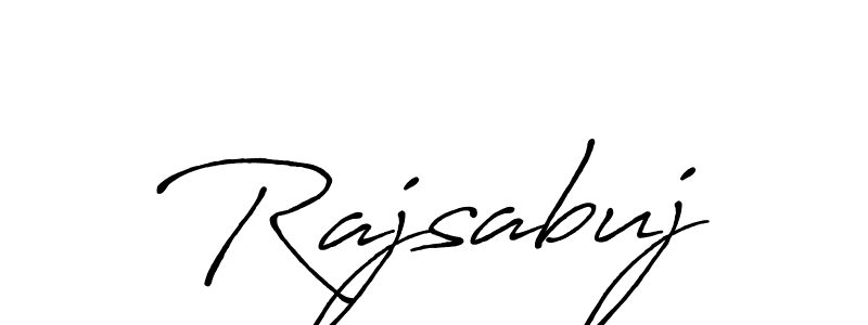 if you are searching for the best signature style for your name Rajsabuj. so please give up your signature search. here we have designed multiple signature styles  using Antro_Vectra_Bolder. Rajsabuj signature style 7 images and pictures png