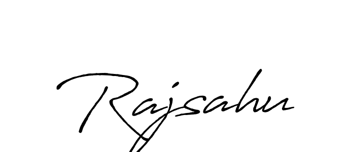 Use a signature maker to create a handwritten signature online. With this signature software, you can design (Antro_Vectra_Bolder) your own signature for name Rajsahu. Rajsahu signature style 7 images and pictures png