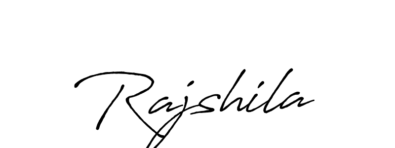 Create a beautiful signature design for name Rajshila. With this signature (Antro_Vectra_Bolder) fonts, you can make a handwritten signature for free. Rajshila signature style 7 images and pictures png