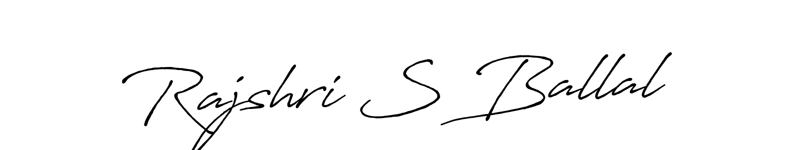 Make a beautiful signature design for name Rajshri S Ballal. Use this online signature maker to create a handwritten signature for free. Rajshri S Ballal signature style 7 images and pictures png