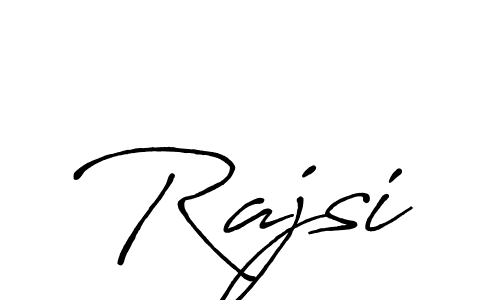 Rajsi stylish signature style. Best Handwritten Sign (Antro_Vectra_Bolder) for my name. Handwritten Signature Collection Ideas for my name Rajsi. Rajsi signature style 7 images and pictures png