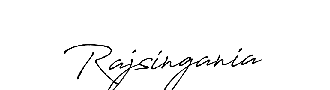 Antro_Vectra_Bolder is a professional signature style that is perfect for those who want to add a touch of class to their signature. It is also a great choice for those who want to make their signature more unique. Get Rajsingania name to fancy signature for free. Rajsingania signature style 7 images and pictures png