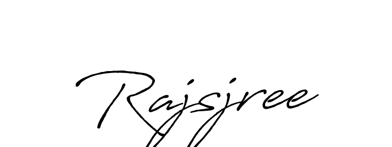 Rajsjree stylish signature style. Best Handwritten Sign (Antro_Vectra_Bolder) for my name. Handwritten Signature Collection Ideas for my name Rajsjree. Rajsjree signature style 7 images and pictures png