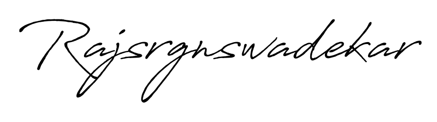Use a signature maker to create a handwritten signature online. With this signature software, you can design (Antro_Vectra_Bolder) your own signature for name Rajsrgnswadekar. Rajsrgnswadekar signature style 7 images and pictures png