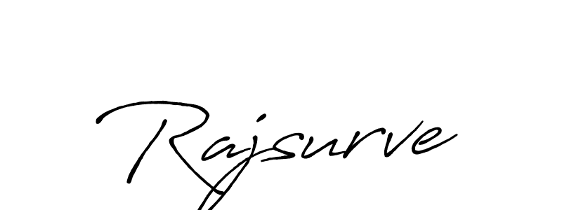 Make a beautiful signature design for name Rajsurve. Use this online signature maker to create a handwritten signature for free. Rajsurve signature style 7 images and pictures png