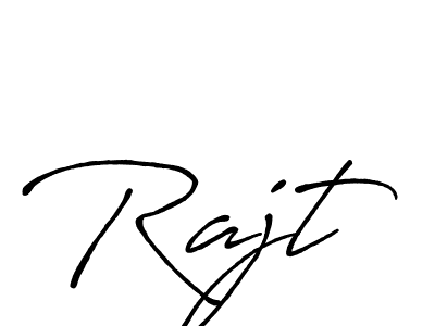 How to make Rajt name signature. Use Antro_Vectra_Bolder style for creating short signs online. This is the latest handwritten sign. Rajt signature style 7 images and pictures png