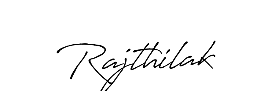 Create a beautiful signature design for name Rajthilak. With this signature (Antro_Vectra_Bolder) fonts, you can make a handwritten signature for free. Rajthilak signature style 7 images and pictures png