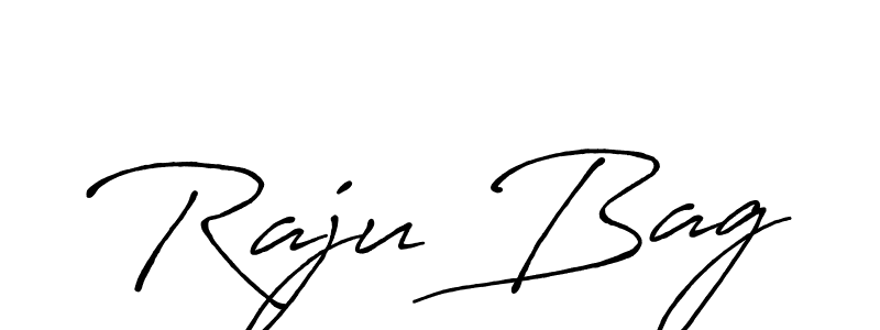 How to make Raju Bag signature? Antro_Vectra_Bolder is a professional autograph style. Create handwritten signature for Raju Bag name. Raju Bag signature style 7 images and pictures png