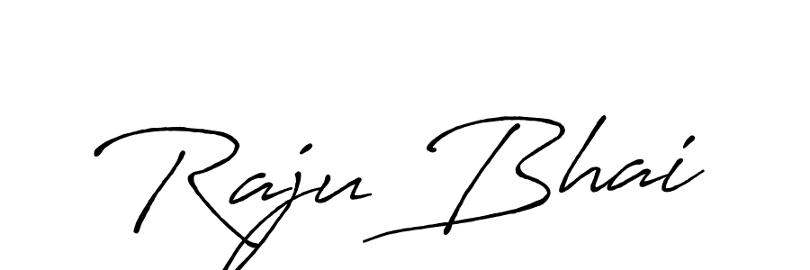 Also we have Raju Bhai name is the best signature style. Create professional handwritten signature collection using Antro_Vectra_Bolder autograph style. Raju Bhai signature style 7 images and pictures png