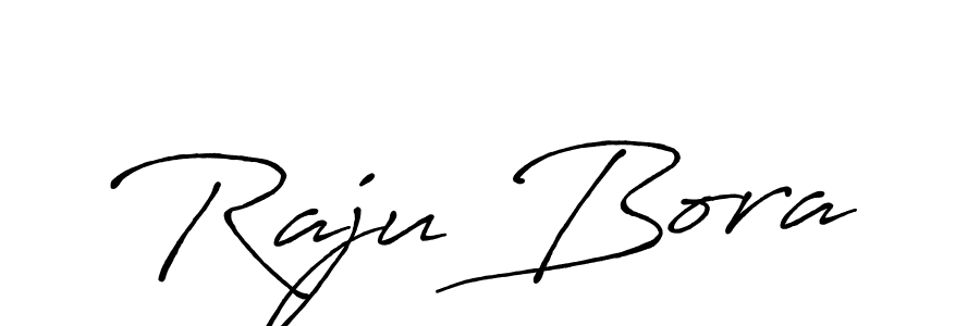 You should practise on your own different ways (Antro_Vectra_Bolder) to write your name (Raju Bora) in signature. don't let someone else do it for you. Raju Bora signature style 7 images and pictures png