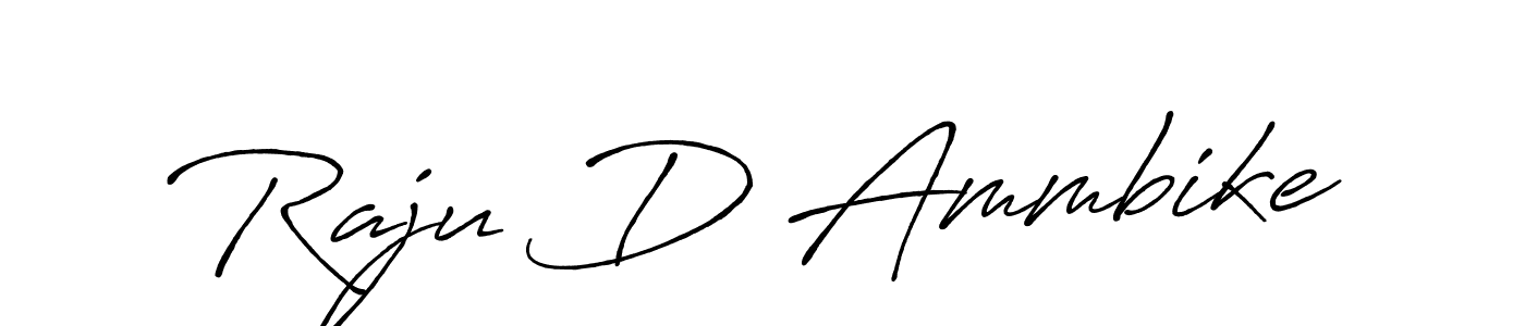 Make a beautiful signature design for name Raju D Ammbike. Use this online signature maker to create a handwritten signature for free. Raju D Ammbike signature style 7 images and pictures png