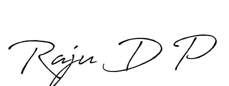 Similarly Antro_Vectra_Bolder is the best handwritten signature design. Signature creator online .You can use it as an online autograph creator for name Raju D P. Raju D P signature style 7 images and pictures png