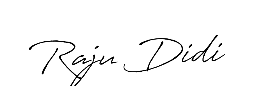 It looks lik you need a new signature style for name Raju Didi. Design unique handwritten (Antro_Vectra_Bolder) signature with our free signature maker in just a few clicks. Raju Didi signature style 7 images and pictures png
