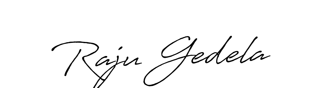How to Draw Raju Gedela signature style? Antro_Vectra_Bolder is a latest design signature styles for name Raju Gedela. Raju Gedela signature style 7 images and pictures png