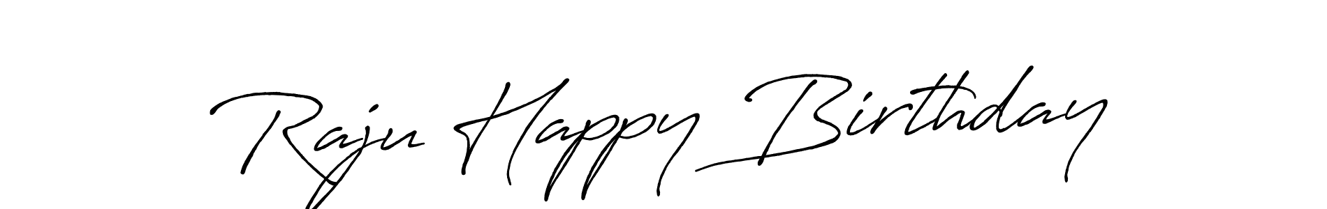 Best and Professional Signature Style for Raju Happy Birthday. Antro_Vectra_Bolder Best Signature Style Collection. Raju Happy Birthday signature style 7 images and pictures png