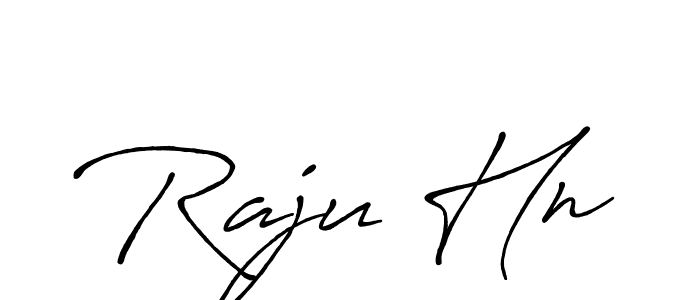 How to Draw Raju Hn signature style? Antro_Vectra_Bolder is a latest design signature styles for name Raju Hn. Raju Hn signature style 7 images and pictures png