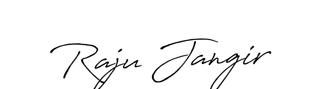 Raju Jangir stylish signature style. Best Handwritten Sign (Antro_Vectra_Bolder) for my name. Handwritten Signature Collection Ideas for my name Raju Jangir. Raju Jangir signature style 7 images and pictures png