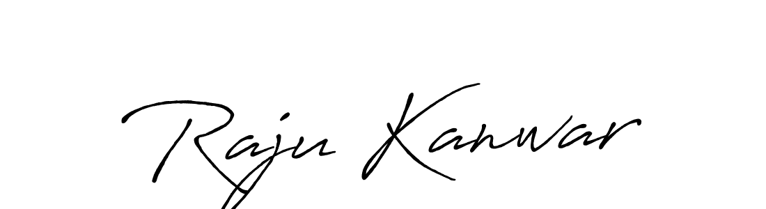 Design your own signature with our free online signature maker. With this signature software, you can create a handwritten (Antro_Vectra_Bolder) signature for name Raju Kanwar. Raju Kanwar signature style 7 images and pictures png