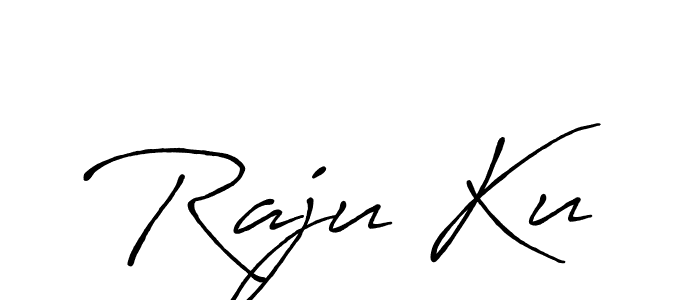 The best way (Antro_Vectra_Bolder) to make a short signature is to pick only two or three words in your name. The name Raju Ku include a total of six letters. For converting this name. Raju Ku signature style 7 images and pictures png