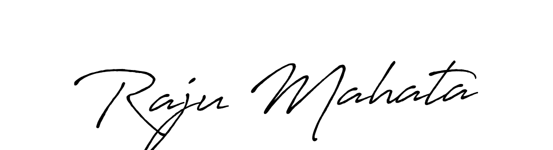 You can use this online signature creator to create a handwritten signature for the name Raju Mahata. This is the best online autograph maker. Raju Mahata signature style 7 images and pictures png