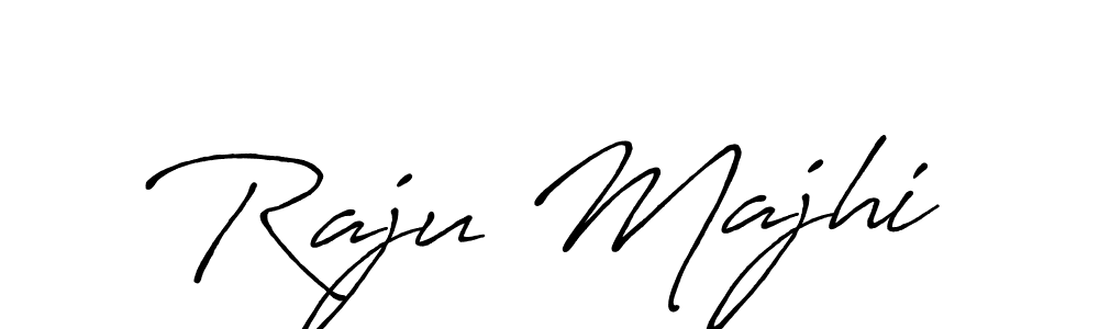 Use a signature maker to create a handwritten signature online. With this signature software, you can design (Antro_Vectra_Bolder) your own signature for name Raju Majhi. Raju Majhi signature style 7 images and pictures png