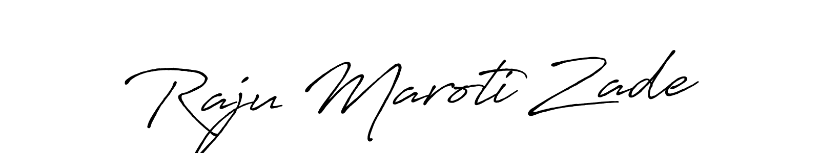 This is the best signature style for the Raju Maroti Zade name. Also you like these signature font (Antro_Vectra_Bolder). Mix name signature. Raju Maroti Zade signature style 7 images and pictures png