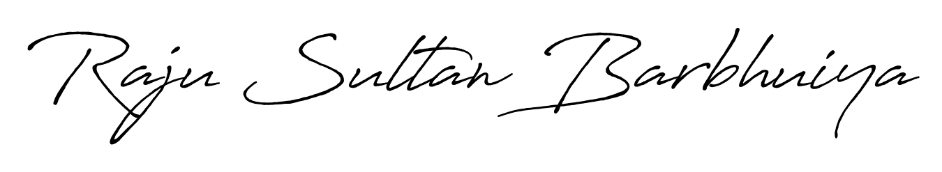 Generate high-definition signature styles for Raju Sultan Barbhuiya. The Antro_Vectra_Bolder typeface ensures crisp legibility and sophisticated design. Raju Sultan Barbhuiya signature style 7 images and pictures png