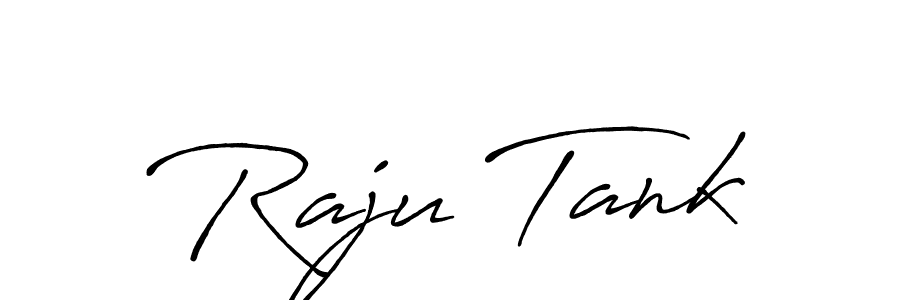 Create a beautiful signature design for name Raju Tank. With this signature (Antro_Vectra_Bolder) fonts, you can make a handwritten signature for free. Raju Tank signature style 7 images and pictures png