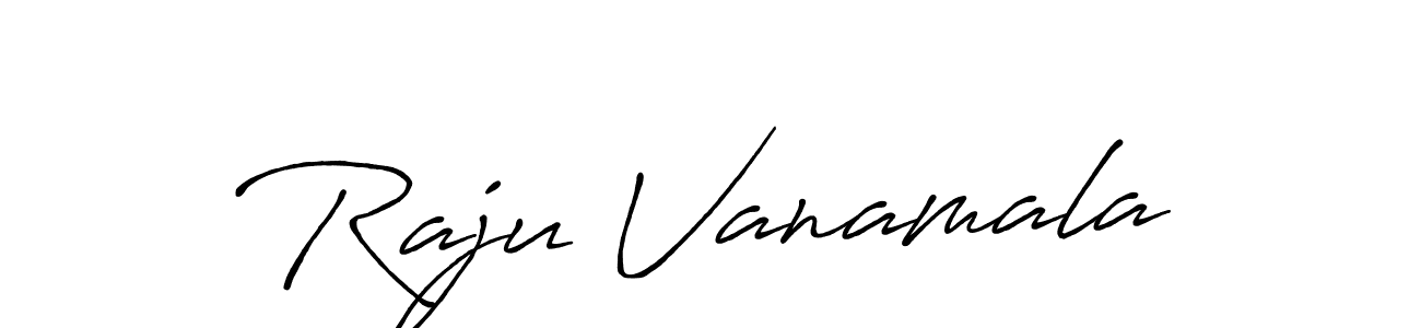 Also You can easily find your signature by using the search form. We will create Raju Vanamala name handwritten signature images for you free of cost using Antro_Vectra_Bolder sign style. Raju Vanamala signature style 7 images and pictures png