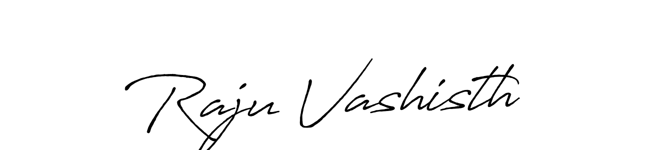 Design your own signature with our free online signature maker. With this signature software, you can create a handwritten (Antro_Vectra_Bolder) signature for name Raju Vashisth. Raju Vashisth signature style 7 images and pictures png