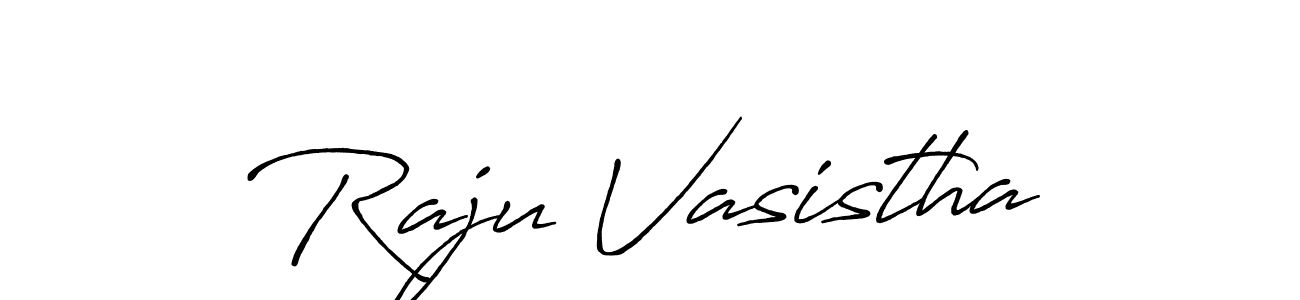 How to make Raju Vasistha signature? Antro_Vectra_Bolder is a professional autograph style. Create handwritten signature for Raju Vasistha name. Raju Vasistha signature style 7 images and pictures png