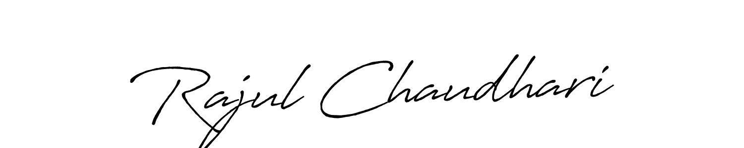 Once you've used our free online signature maker to create your best signature Antro_Vectra_Bolder style, it's time to enjoy all of the benefits that Rajul Chaudhari name signing documents. Rajul Chaudhari signature style 7 images and pictures png